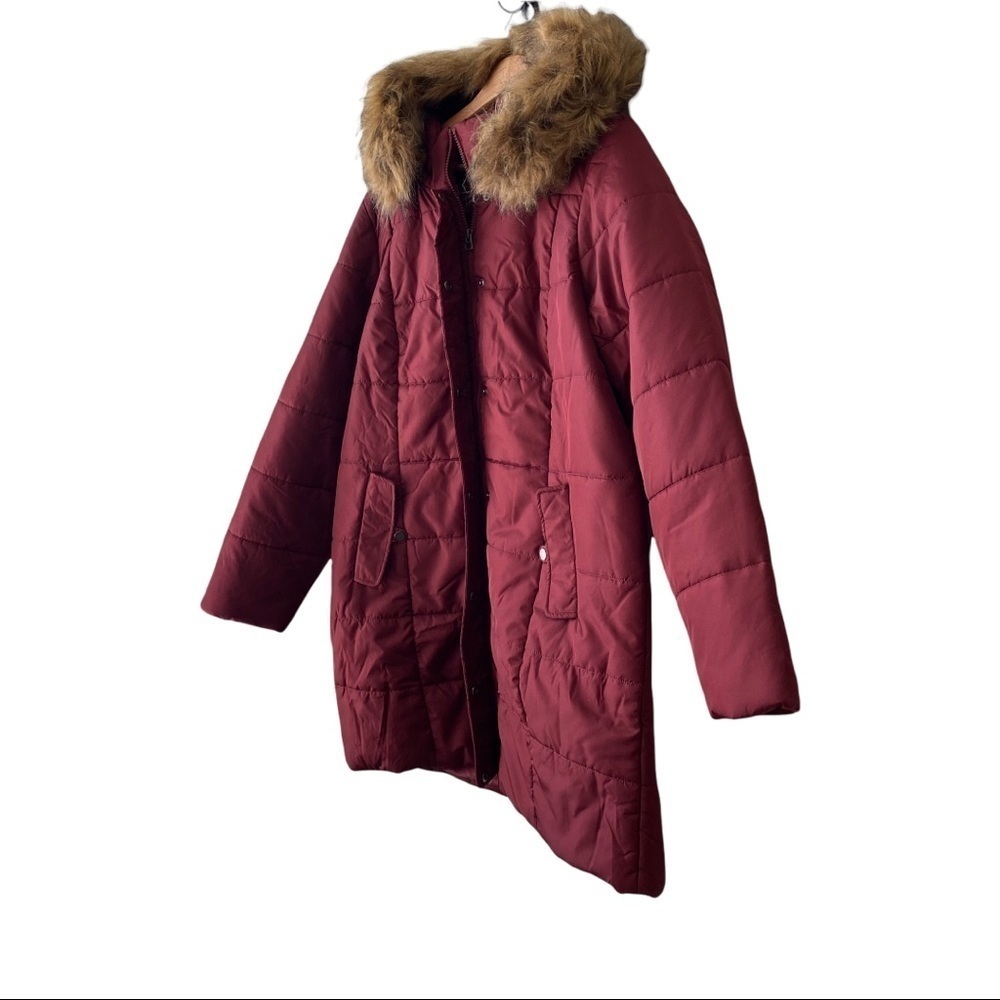 ASOS (Junarose) Faux fur trim parka NWT - Picture 11 of 17